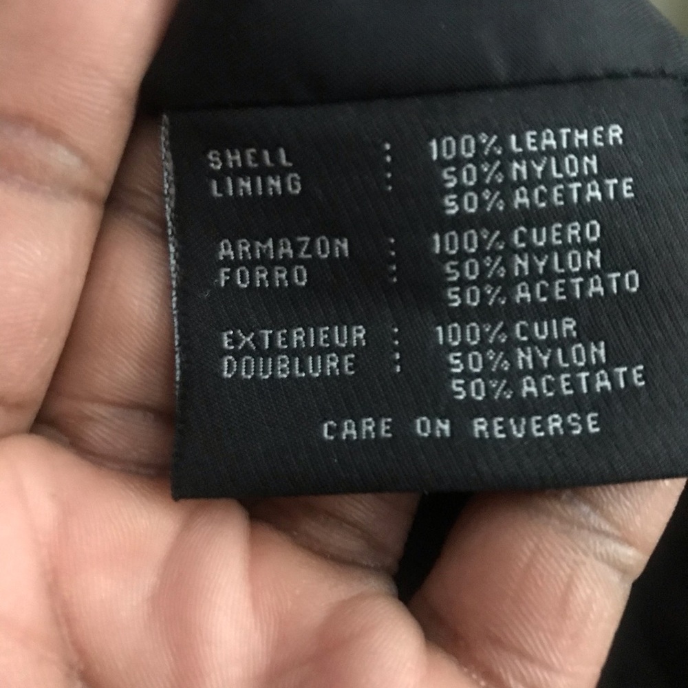 COPY - Leather jacket - Picture 3 of 3